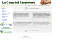 Tablet Screenshot of lacasadelcarpintero.com.uy